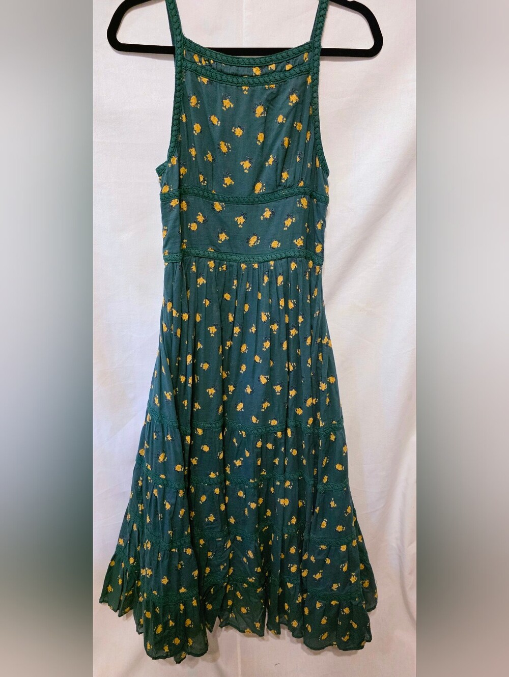 Free People Tiered Floral A-line Dress